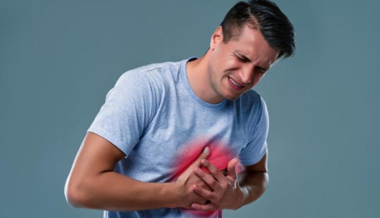 Ilustrasi penderita penyakit jantung.