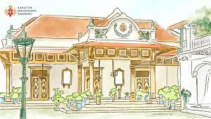 Ilustrasi Keraton Yogjakarta.
