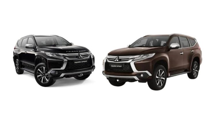 Pajero Sport GLX vs Exceed.